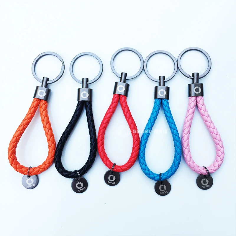

Smart 450 451 fortwo Car Keychain Smart Logo Key chain Ring Decorating Key case Car Passuibate for Smart 453 Fortwo Forfour