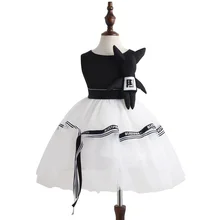 Новинка года; сезон осень; милое стильное платье для девочек Хлопковое платье принцессы без рукавов для дня рождения; Одежда для девочек