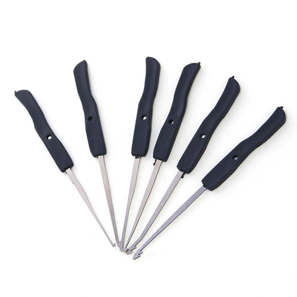 Lock Pick Set Broken Key Extractor Set Locksmith Supplies Hand Tool Key Remove Removal Hooks Furniture Hardware