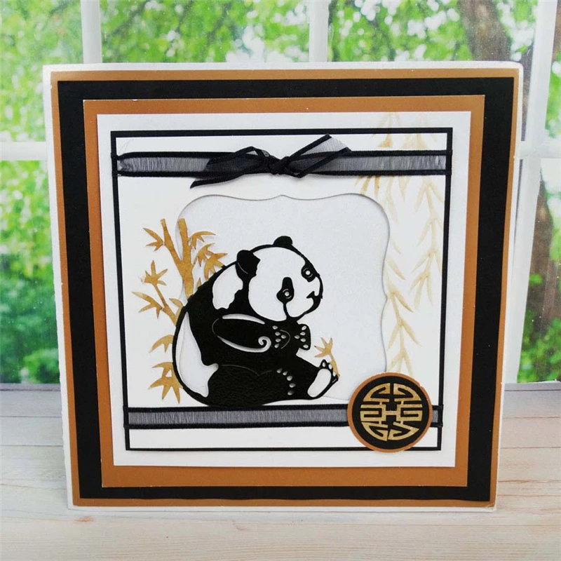 

YaMinSanNiO Oriental Panda Dies Decor Metal Cutting Craft Die Cut New 2019 Scrapbooking Card Making Embossing DIY