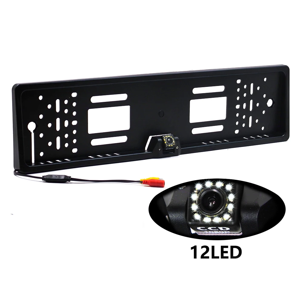 2017 New Arrival 170 European Car License Plate Frame Auto Reverse Rear View Backup font b