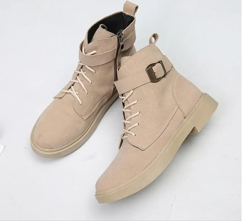 

Women's winter warm boots 2018 new fashionable dress women's Martin boots British style beautiful women's boots boots women