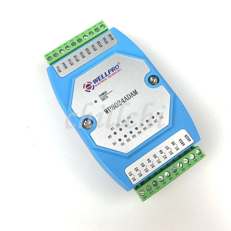 Цифровые входные и выходные модули переключатель Φ 8DI / 4RY RS485 MODBUS связи|module switch|module