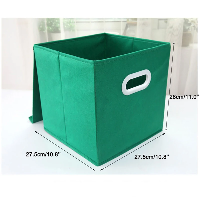 Складная крышка коробка для хранения игрушек ручка для одежды корзина для хранения Контейнеры органайзер для мелочей картонные коробки для хранения
