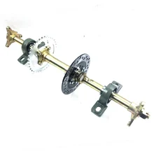 DIY четыре колеса картинг ATV UTV Quad Багги тормозной диск ротор Звездочка 61 см задняя ось с 3 отверстиями фланцы