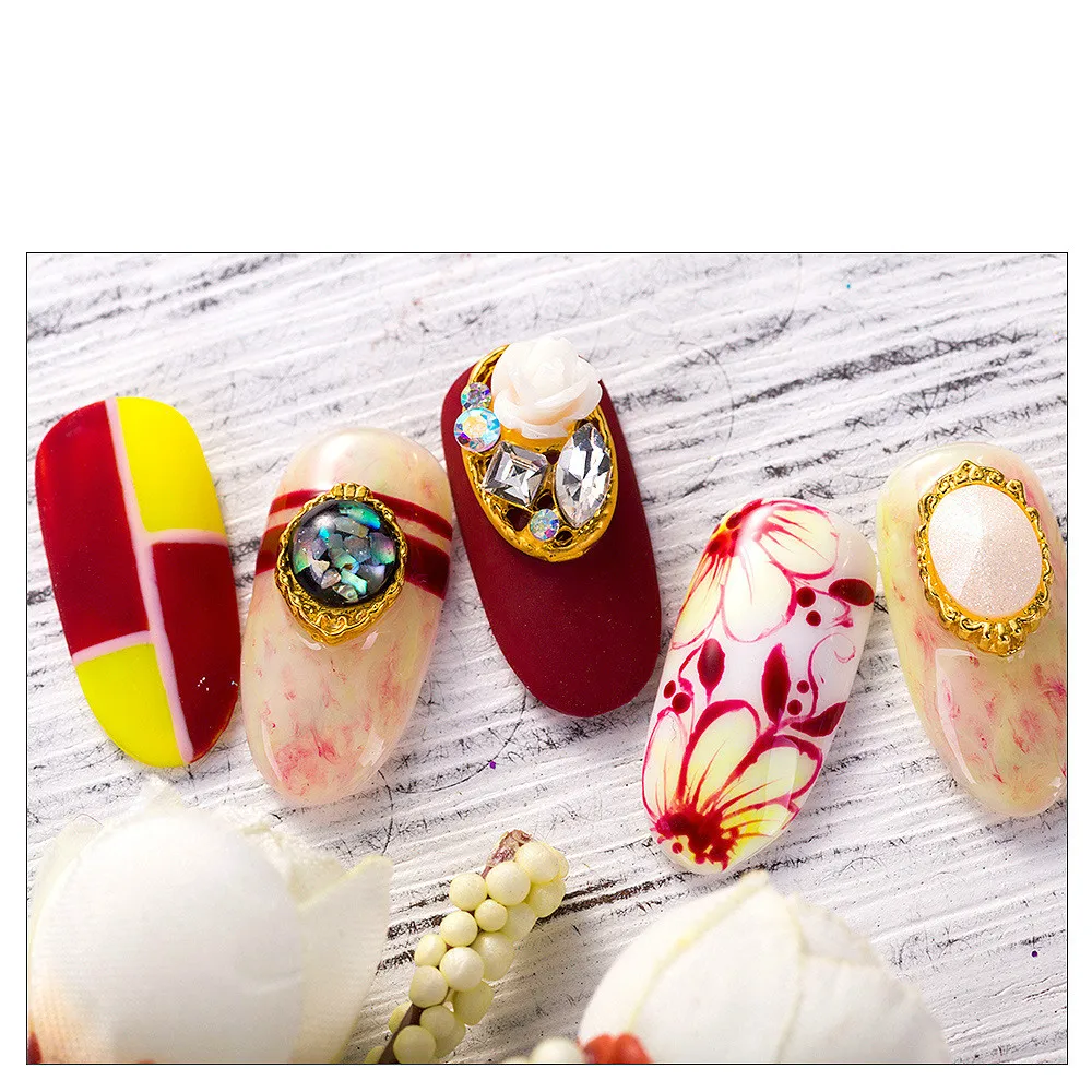 golden shell nail  (6)