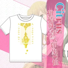 Cirtus аниме футболка унисекс летняя футболка с коротким рукавом топы хорошо издания красивые узоры Цвет белый 2