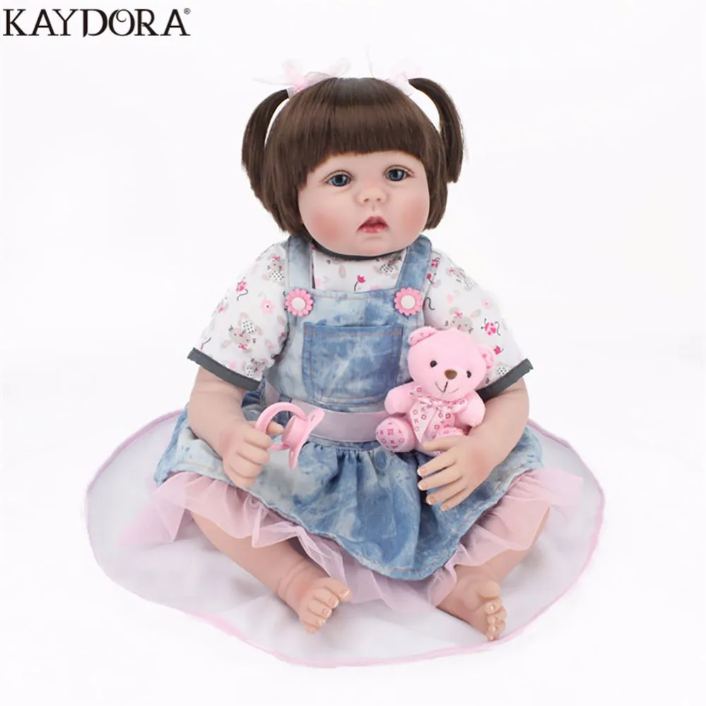 

KAYDORA Silicone Reborn Dolls Babies Lifelike Reborn Baby 22 Inch Wholesale Bathable Reborn Doll Toys For Girls Bebe Reborn