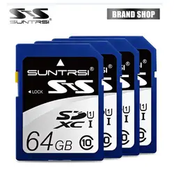Suntrsi новая sd-карта высокая скорость карта памяти 64 ГБ 32 ГБ TF Карта ГБ 16 Гб 8 ГБ флеш-карта для Carmera Бесплатная доставка