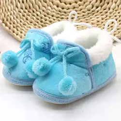 Обувь детская обувь для девочек мягкие для маленьких мальчиков теплая обувь Зимние 0-18 м sapatinho de bebe tenis infantil menino