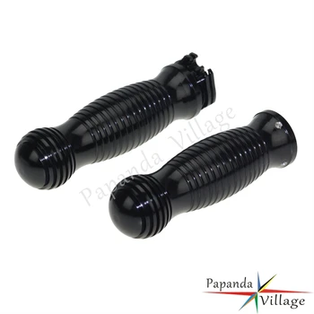

Motorbikes Black Universal Billet Aluminum 1" Handlebar Grips 25mm Hand Grip for Harley Cruisers Choppers Custom