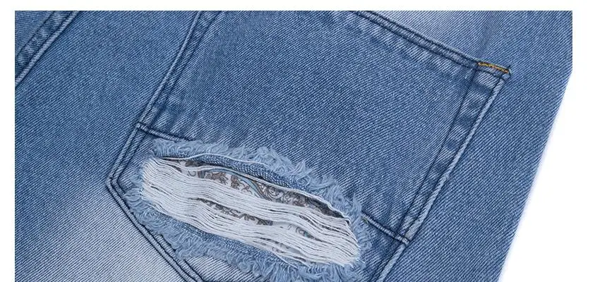 1409 2018 Destroy Wash по щиколотку модные панк джинсы Байкер деним знаменитого бренда джинсы мужские рваные джинсы для мужчин