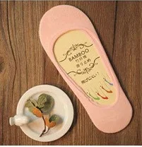 7 пар/лот модные пешеходы и носки-подследники Горячие Дамские Тапочки хлопковые однотонные кроссовки Invisiable боль в пятке Мягкий гель Резина sapatos - Цвет: pink