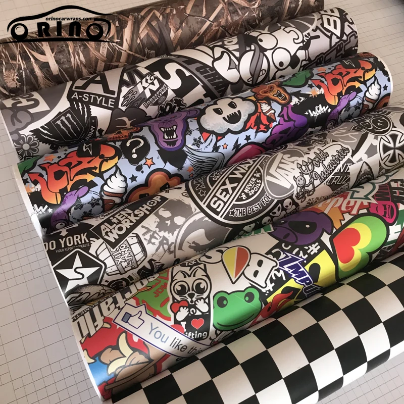 Sticker Bomb Vinyl Wrap Film-1