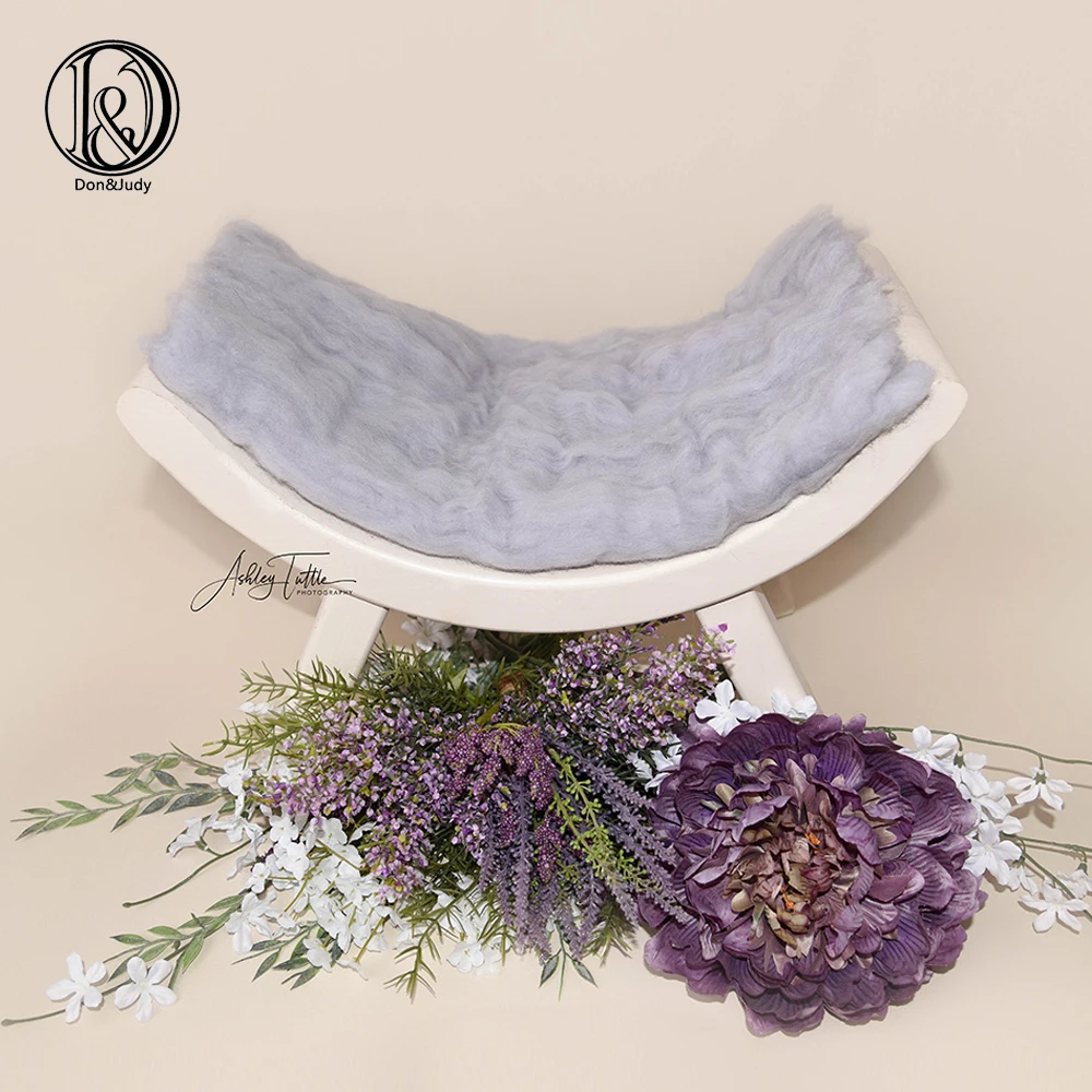 

Don&Judy 100% Wool Fleece Fluffy Newborn Photography Blanket Baby Blanket Newborn Posing Backdrop Soft Basket Filler Baby Shower