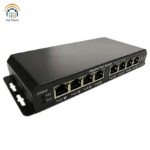 Гигабитный переключатель питания через Ethernet, повторитель PoE 100-240 вольт, режим входного сигнала переменного тока A+ B, коммутатор PoE для пассивных устройств Ubiquiti