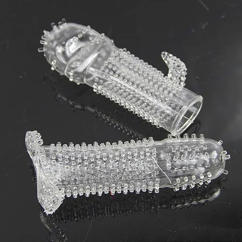 New Hot Delay Impotence Erection Condoms Crystal Super Soft Bump Stimulus Condom Men Reusable Full Cover Penis Sleeve Ring S003 | Красота и