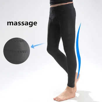 

Mens Shaper Underwear Thread Massage Body Waist Trainer Slimming Thigh Panties Leg Fat Shaping Underpants Black Shapewear