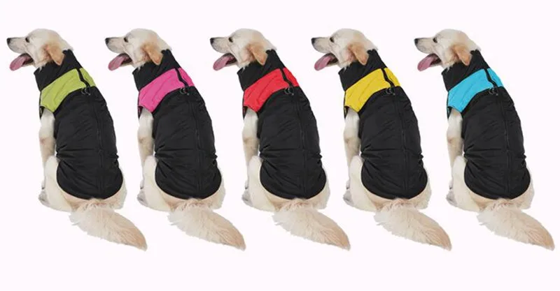 Winter Warm Pet Dog Clothes Puppy Chihuahua Golden Retriever Pet Dog Clothes Waterproof Medium Large Dog Coats Jacket 25
