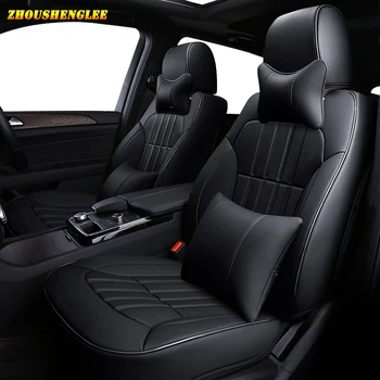 

Make Custom Leather car seat cover For NISSAN X-Trail Qashqai SYLPHY Geniss LIVINA March Tiida Teana Automobiles Seat Covers