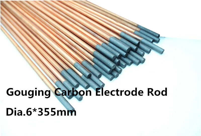 dia.6 *355mm Carbon welding electrode copper plating 100pcs/free shippingin Clamps from Home