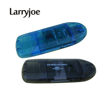 

Larryjoe Portable High Speed USB Memory Card Reader Writer Adapter for MMC SD SDHC Card High Quality USB Gadgets