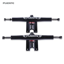 PUENTE 2pcs Universal Durable Magnesium Alloy 7 inch Skateboard Truck Scooter Parts Accessories Shock Resistant Durable