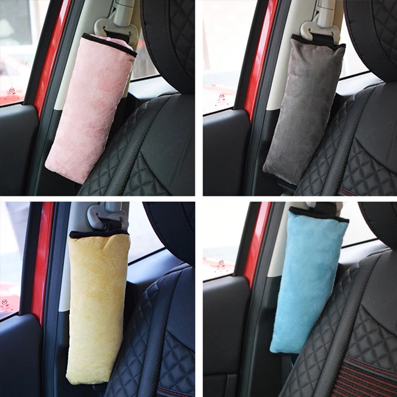 Car-styling Baby Children Safety Strap Car Seat Belts Pillow Shoulder Protection Soft Headrest Seatbelt Cushion Neck Pillow Auto