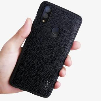 

Honor Note 10 Case Cover Mofi For Huawei Honor Note 10 Case Pu Leather Back Cover For Huawei Honor Note10 Business Brown Red