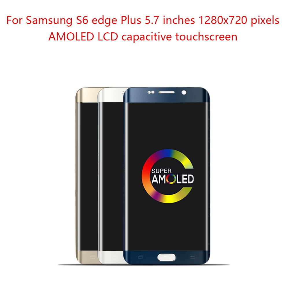 5," Super AMOLED для samsung Galaxy S6 Edge Plus G928F G928 ЖК-дисплей сенсорный экран с рамкой для samsung S6 Edge Plus дисплей