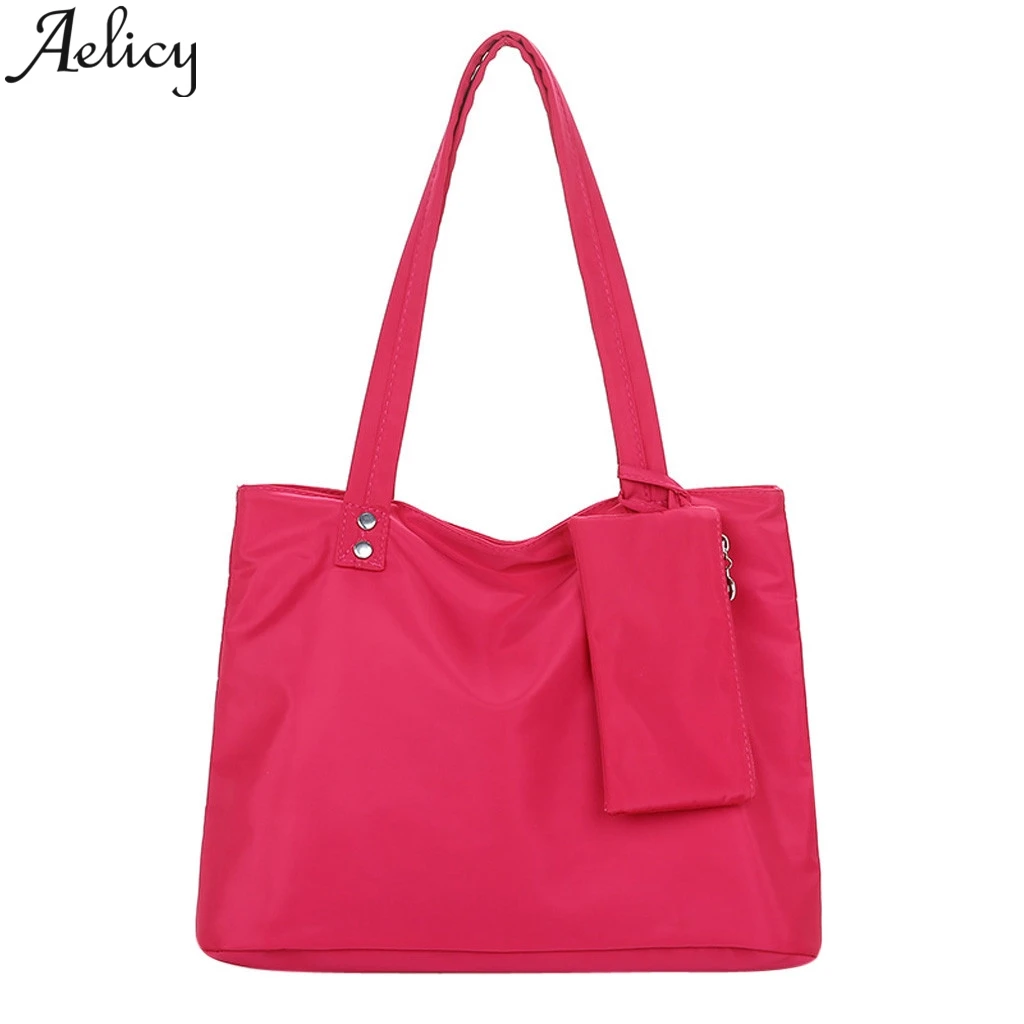 

Aelicy 2 Piece Leather Handbag Set For Women Oxford Cloth Waterproof Large Capacity Shoulder Bag Handbag Bag Handbag Strap
