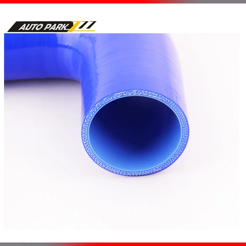 

BLUE 63mm 90 Degree Elbow Silicone Hose Pipe Turbo Intake