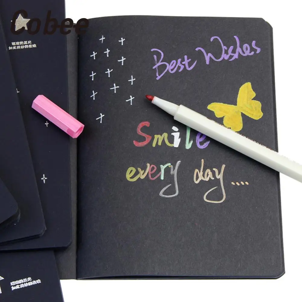 

Creative Painting Notebook School Black Paper Sketching Book Drawing Pad Novelty Drawing Notebook Student