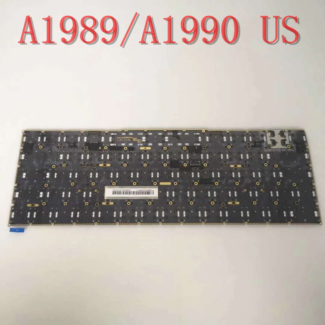 A1990 A1989 клавиатура с английской раскладкой для Macbook Pro retina 1" A1989 15" A1990 клавиатура на замену год