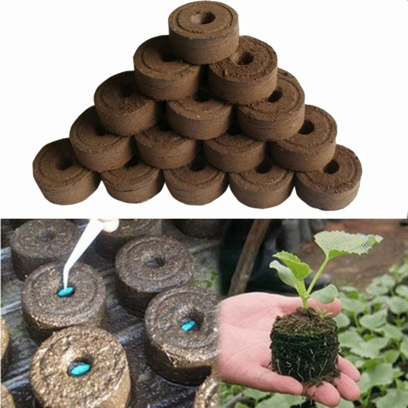 

Nursery Seedling Soil Block Nursery Planting The Soil Seedling Nutrient Soil Compressed Peat Migration Tools Transplanting Dish