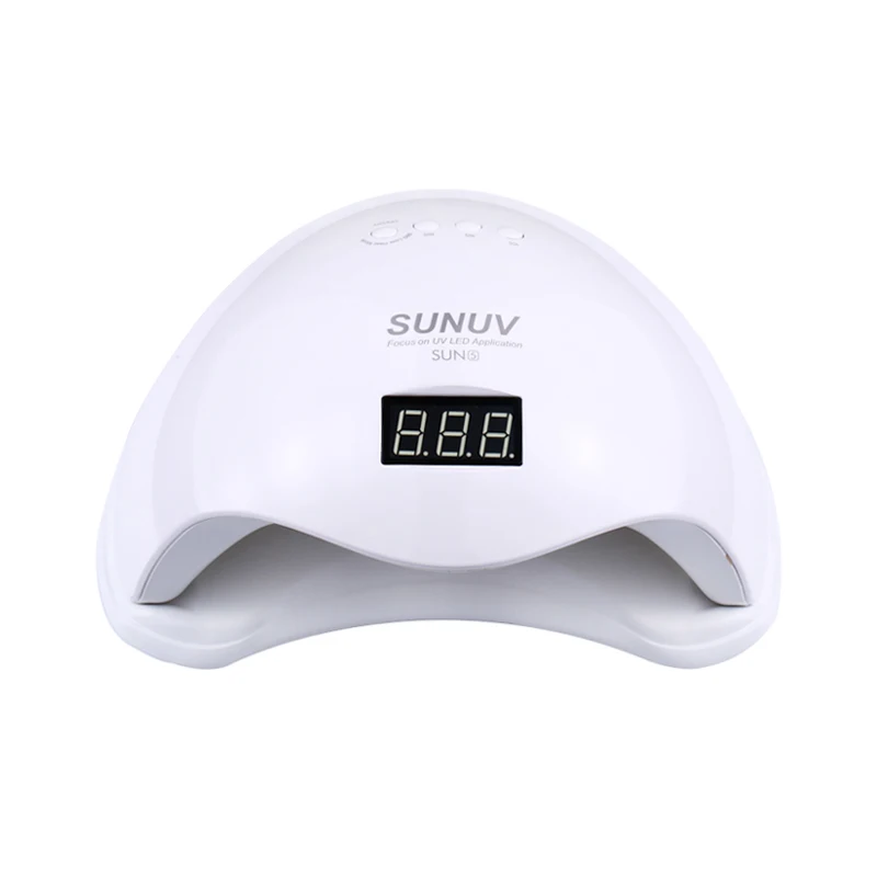 SUN5 48W LED & UV лампа двойной белый свет профессиональная Сушилка для ногтей геля