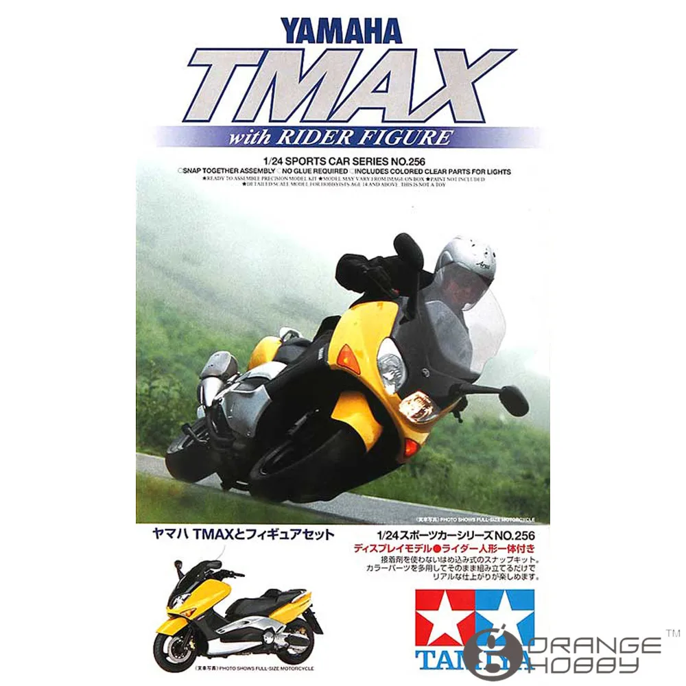 OHS Tamiya 24256 1/24 TMAX w/Rider фигурка в масштабе сборки мотоцикла модели наборы