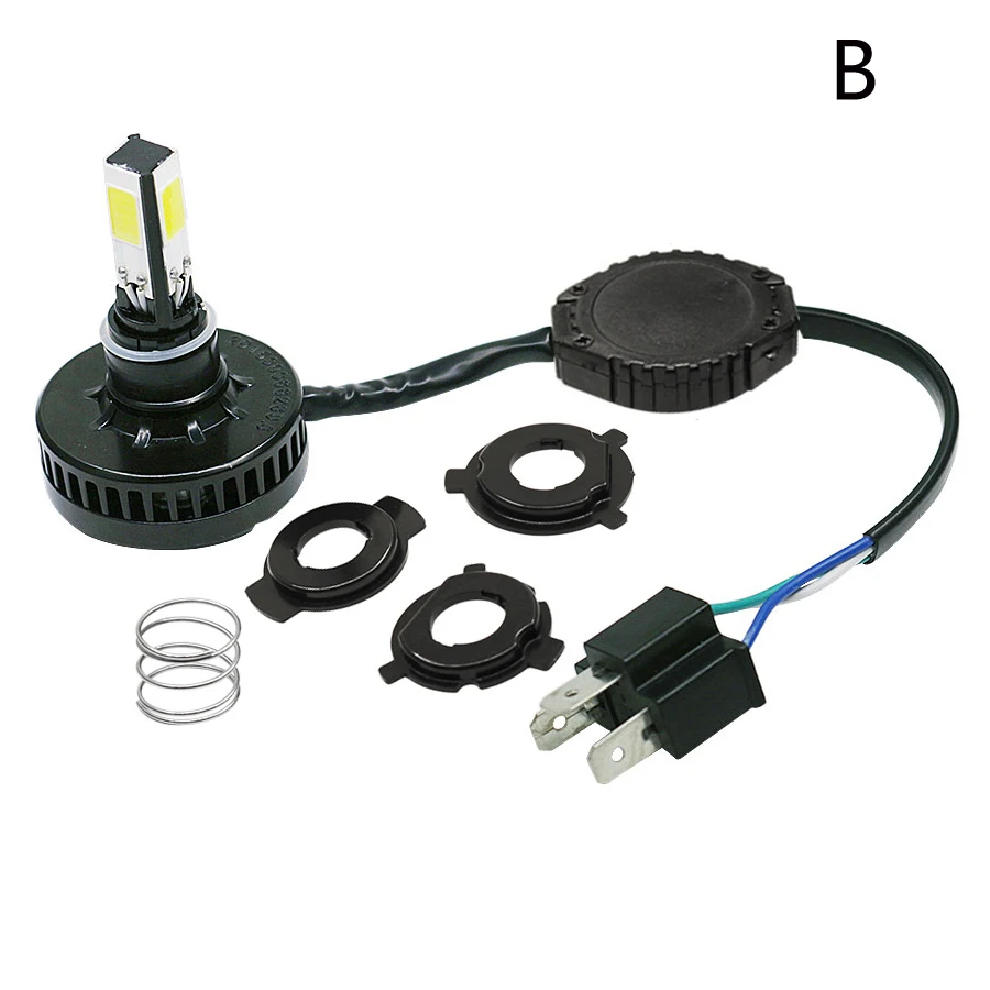 YCCPAUTO мотоциклетный головной светильник H6 H4 светодиодный светильник Ba20d DC12v мотоциклетные фары лампы H4 головной светильник Hi Lo луч белый 24 Вт 3000лм Новинка