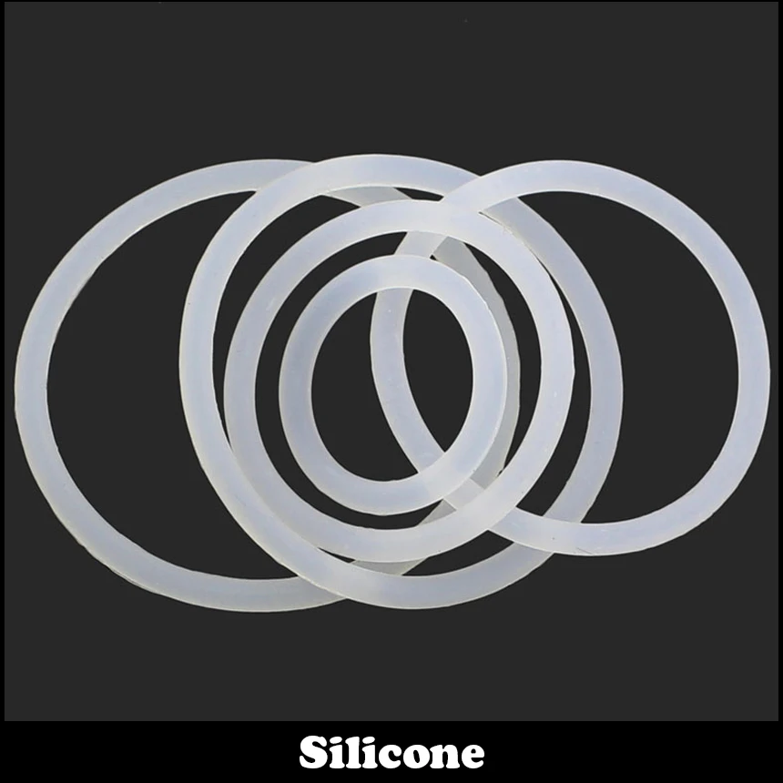 18 мм/20 мм/22 мм 18*3 18x3 предмета в комплекте 20*3 предмета в комплекте 20x3 22*3 22x3(диаметр* Толщина) 3 мм белый Водонепроницаемый Пищевой VMQ прокладка сальник Силиконовое уплотнительное кольцо