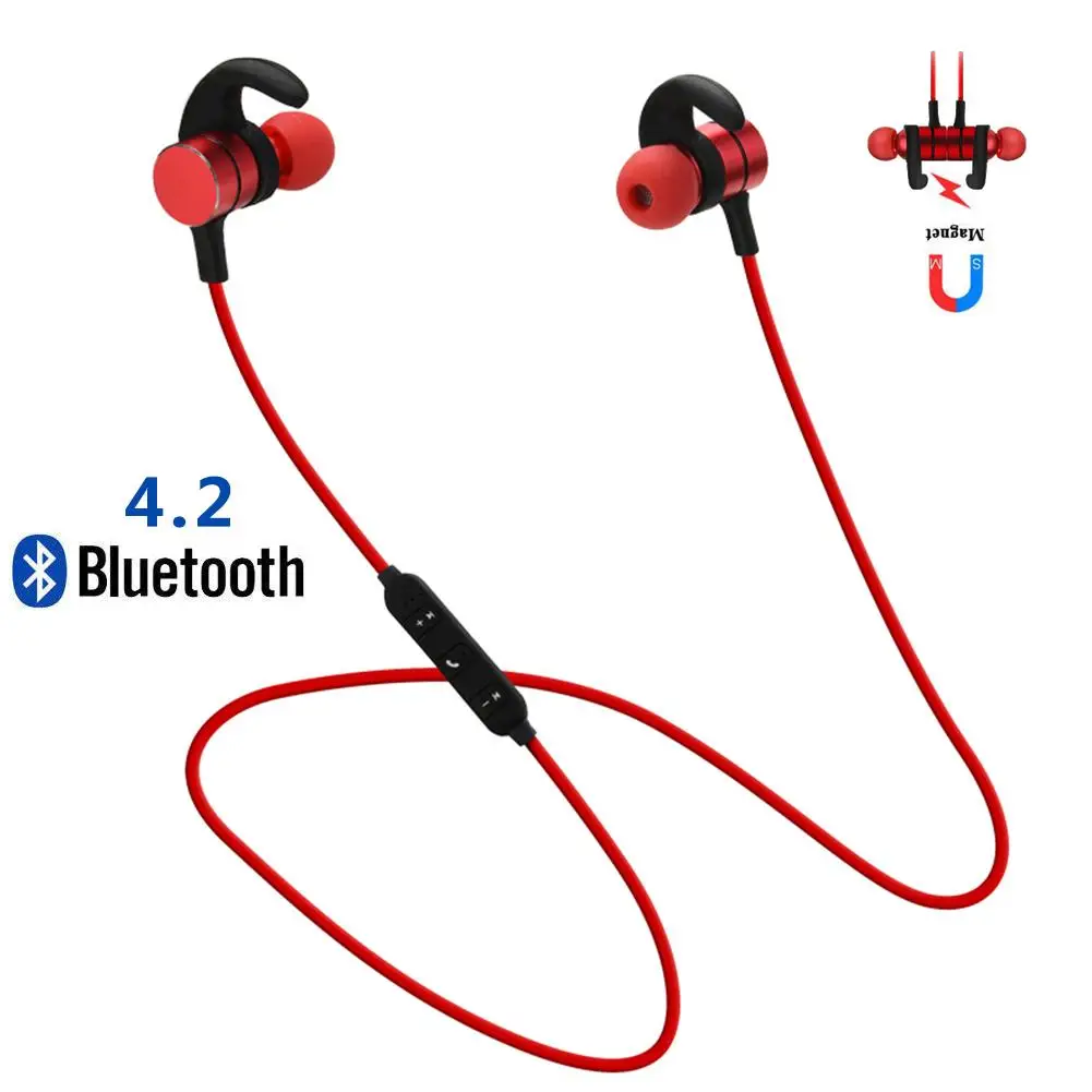 GZ-05 Беспроводной спортивные устойчивое Магнитная Bluetooth гарнитуры Наушники