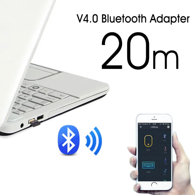 Bluetooth адаптер USB ключ для компьютера ПК беспроводная мышь, Bluetooth, динамик CSR 4,0 Музыкальный USB приемник USB Bluetooth адаптер