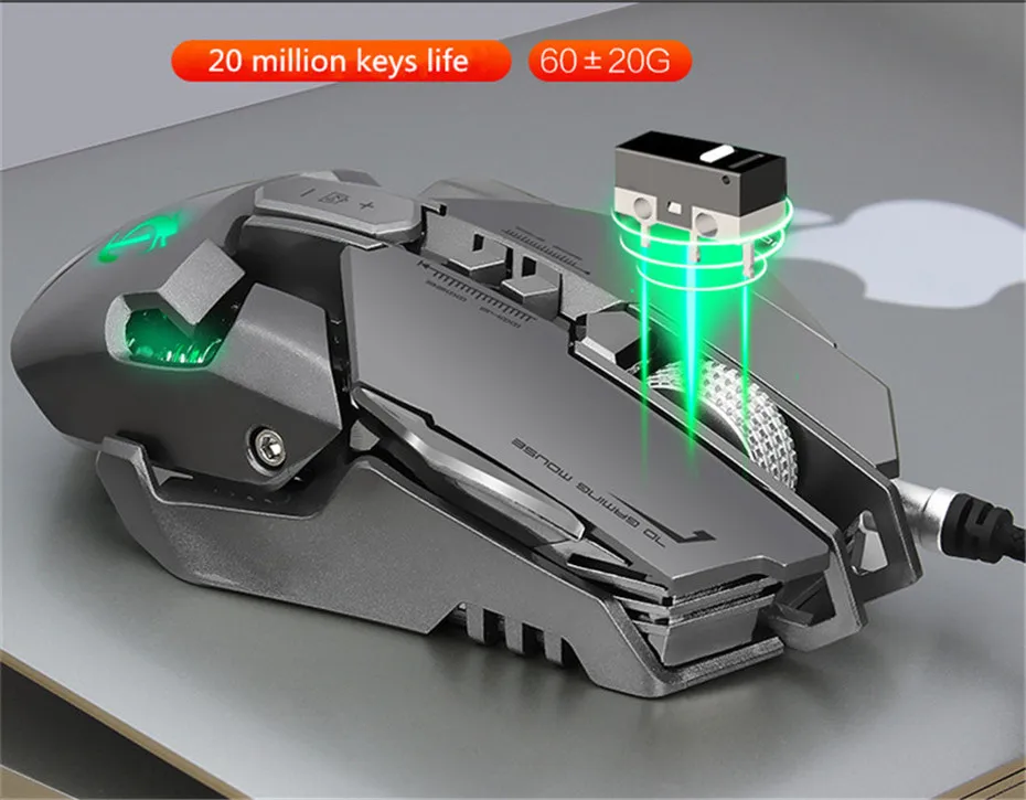 gaming mouse with cable