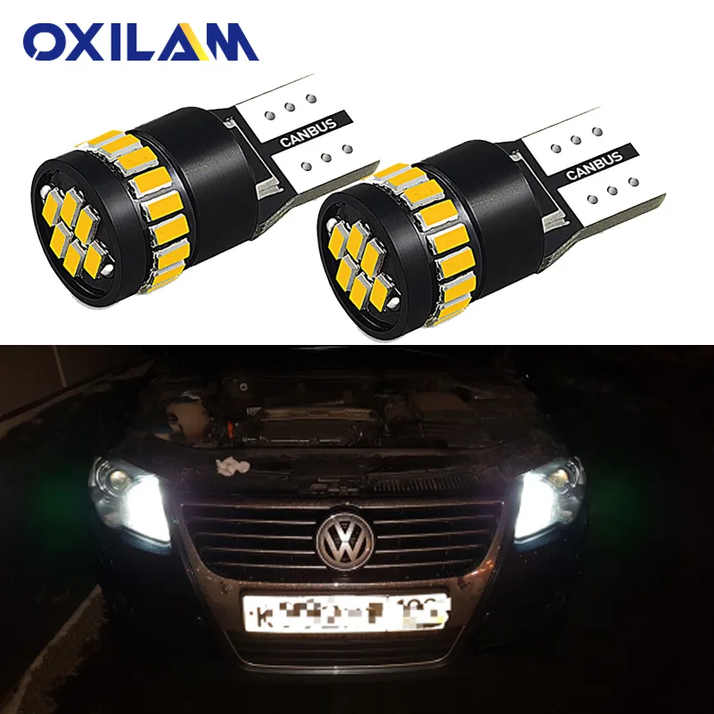 

2x LED T10 W5W Clearance Lights Car Parking light For VW POLO Golf 4 5 6 7 GTI Passat B6 B5 JETTA MK5 MK6 CC EOS Touareg Beetle