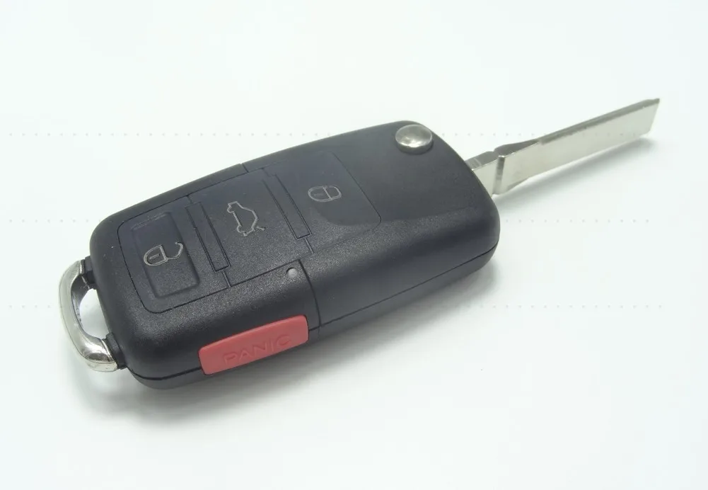 3+1 Butoons Remote Key for SEAT Leon Altea Alhambra key Case