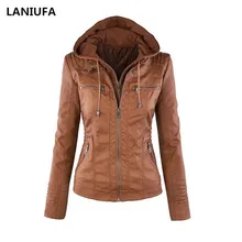 Женские куртки из искусственной кожи, женские мотоциклетные пальто на молнии, Женская Осенняя зимняя теплая верхняя одежда, куртки на молнии, женские пальто