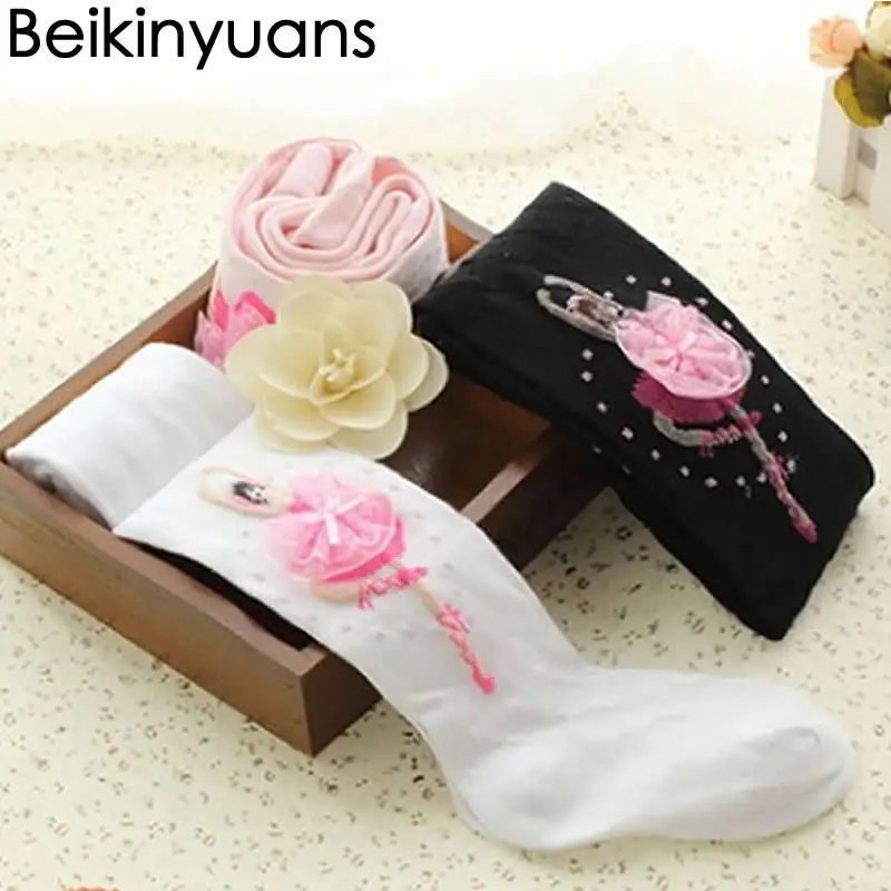 

Baby Girls Legging Children Pantyhose Cotton Boneless White Ballet Dance Legging Girls Leggings Princess Models Pants