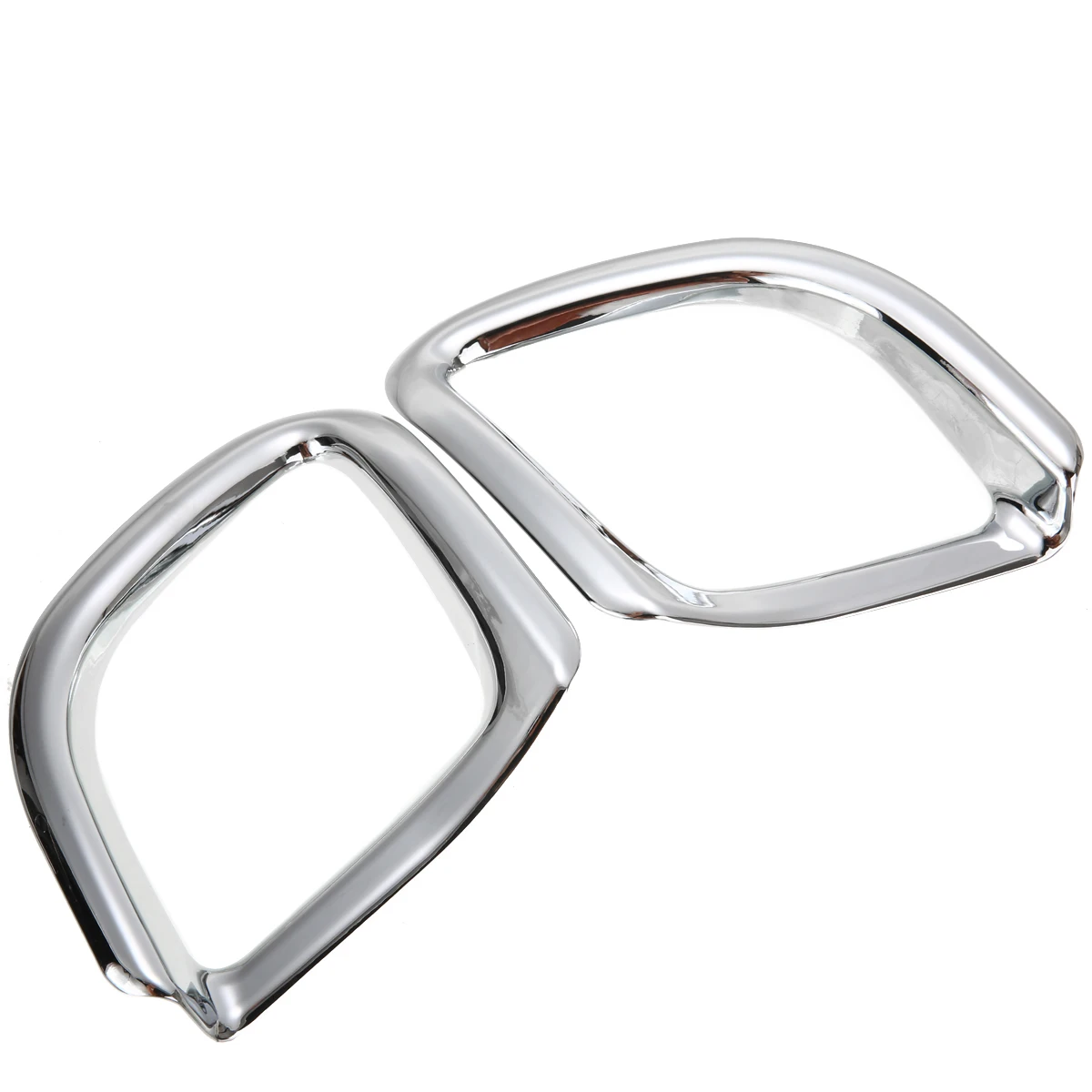 

For Toyota Highlander Kluger 2014-2018 Chrome Rear Reflector Fog Light Lamp Cover Trim Bumper Moulding Car Styling Sticker