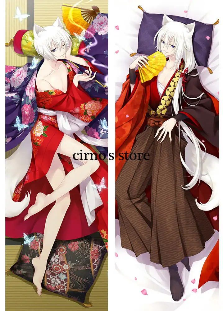 Kamisama hajimemashita kiss anime Characters cool boy tomoe & kurama Dakimakura наволочка для подушки|body pillow cover|pillow