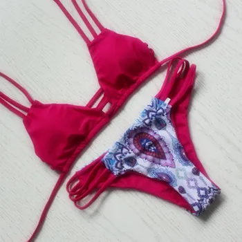 

Sexy Bikini push up Bandage Swimwear Women Mayo Beach Swimsuit Biquinis Maillot de bain femme Banador Monokini Brazilian Trikini