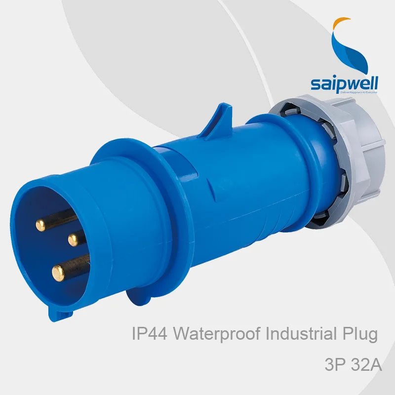 

SAIP HOT Sale CEE/IEC 3P 32A ip44 industrial electrical plugs sockets (SP-260)